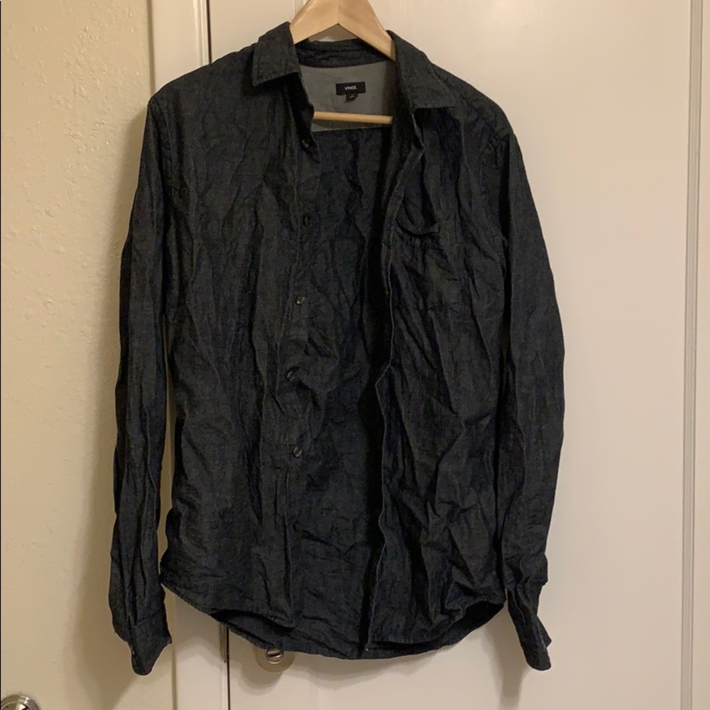 Vince men’s long sleeve button up shirt